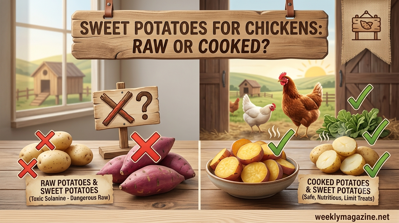 Can Chickens Eat Sweet Potatoes?