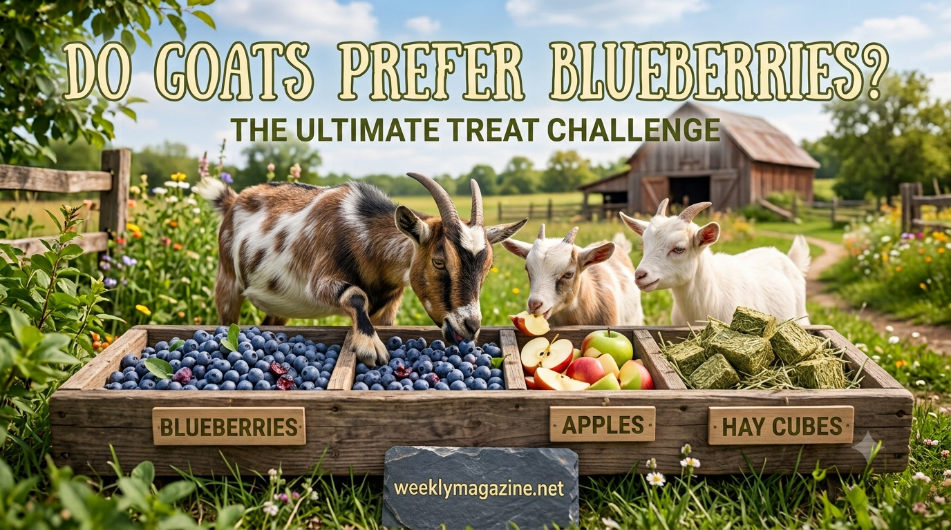 Can Goats Eat Blueberries