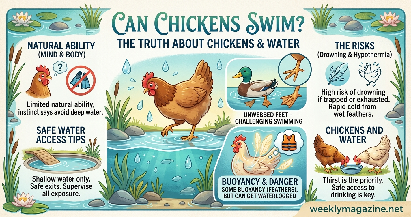 Can Chickens Swim?