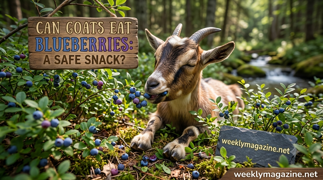 Can Goats Eat Blueberries