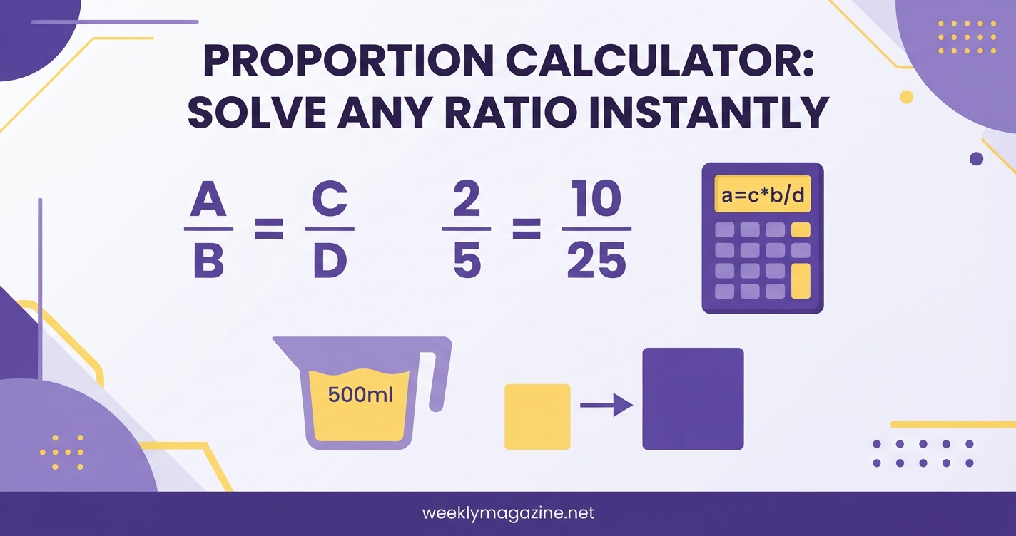 proportion calculator