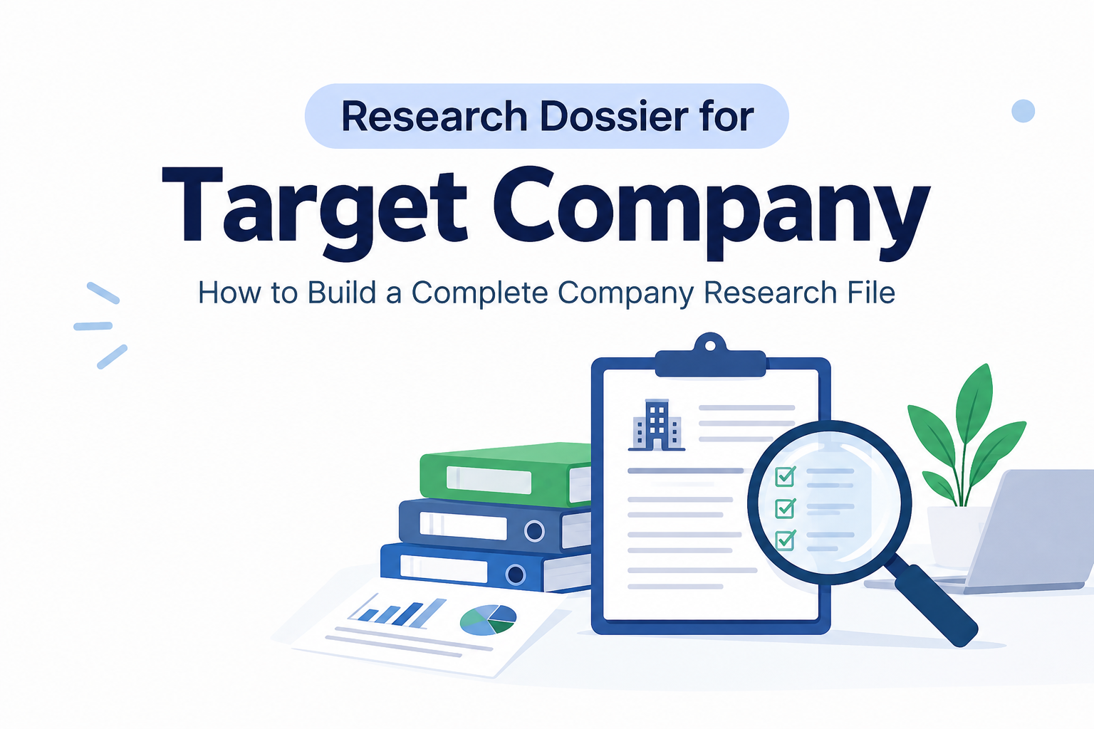 research dossier for target company