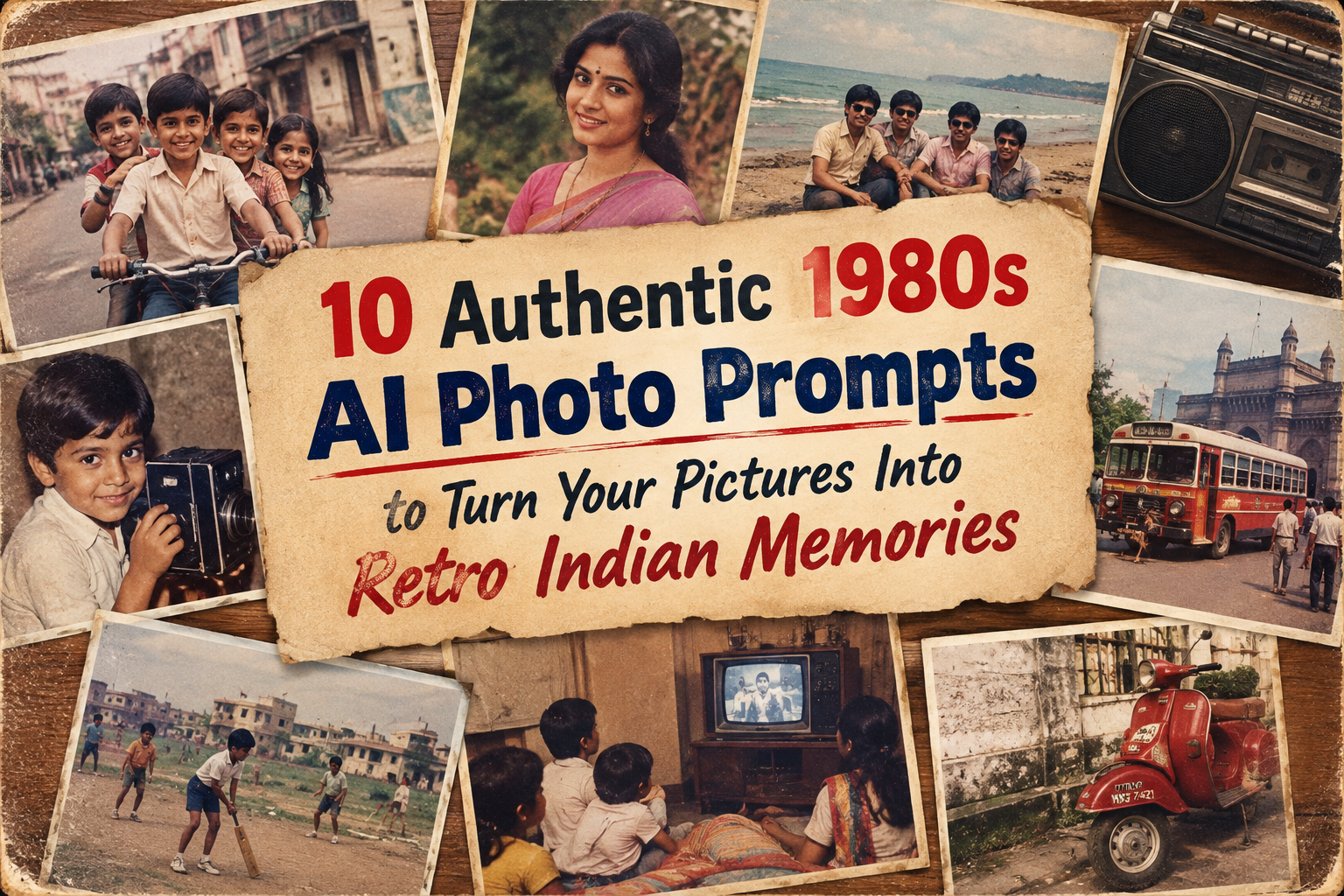 1980s AI Photo Prompts