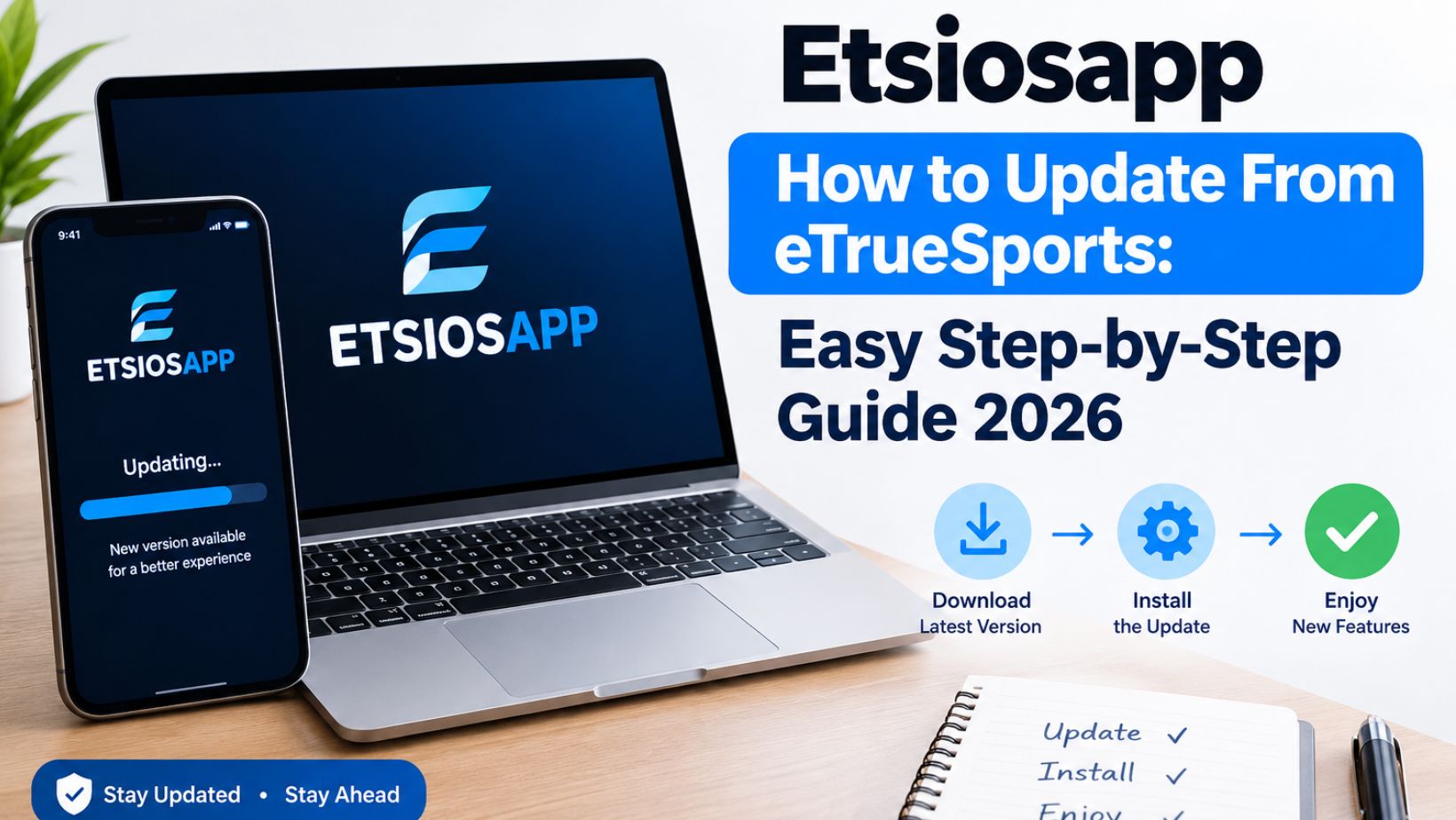 Etsiosapp How to Update From eTrueSports