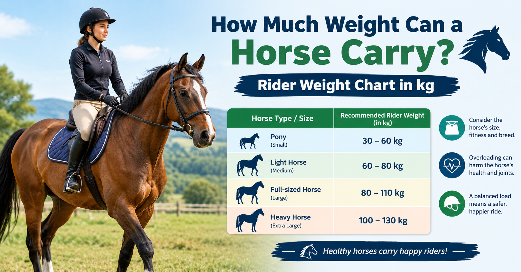 How Much Weight Can a Horse Carry?