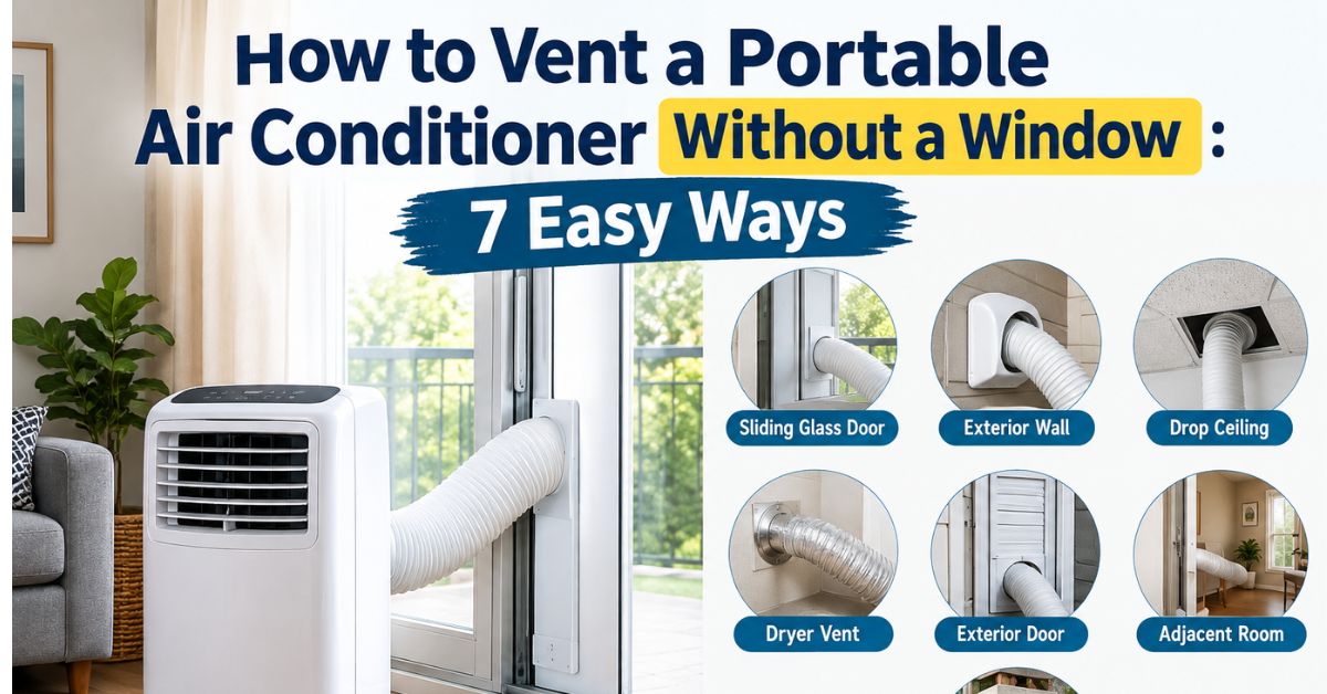vent a portable air conditioner