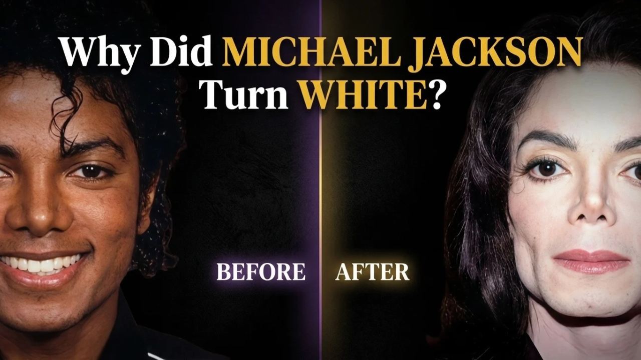 why did michael jackson turn white