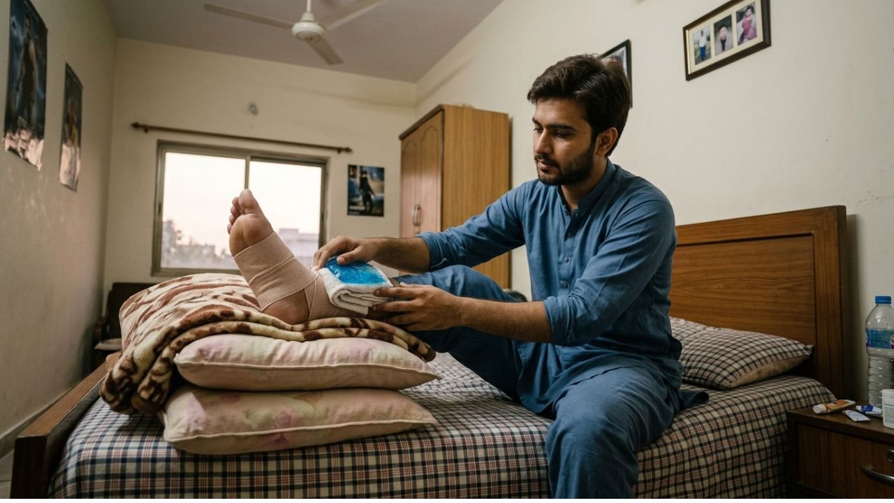 how to heal a sprained ankle overnight